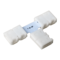 Conector T Monocolor 2 pins 12V-24V  para tira 10mm (pack 5 udes) | Silver Sanz