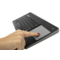 Silver HT Wireless Keyboard with Touchpad compatible with Smart TV, PC, Mac, iOS and Android Black | Silver Sanz