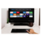 Silver HT Wireless Keyboard with Touchpad compatible with Smart TV, PC, Mac, iOS and Android Black | Silver Sanz