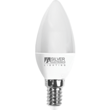 Silver Electronics LED Candle Light Bulb 5W E14 5000K