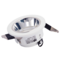 SONA White Ring Reflector Mirror | Silver Sanz