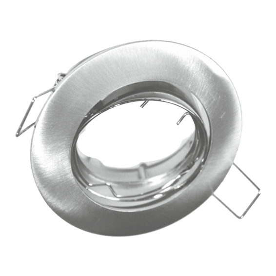 Aro ZAMK redondo basculante niquel Satin (PVC) | Silver Sanz