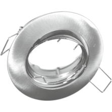 Nylon round satin tilting ring (PVC) | Silver Sanz