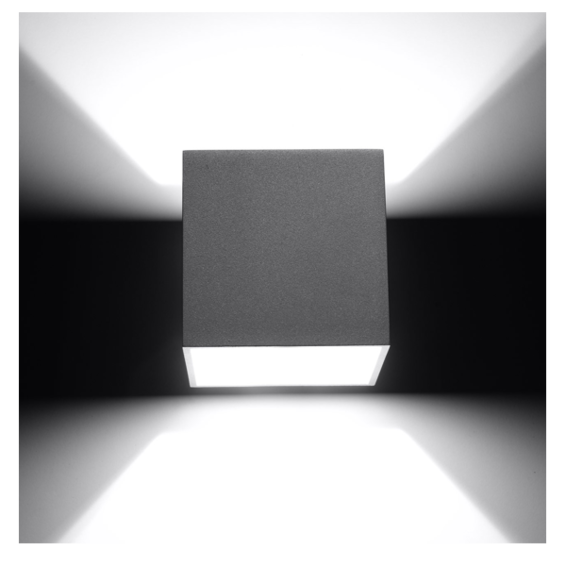 Applique Cube Gris | Silver Sanz