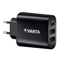 VARTA Cargador Wall con 2 Puertos USB + 1 puerto USB C