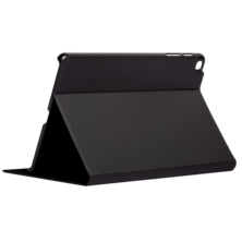 Silver HT Funda BookCase Wave para Samsung TAB A 2019 10'1 pulgadas (T510/T515) Negra
