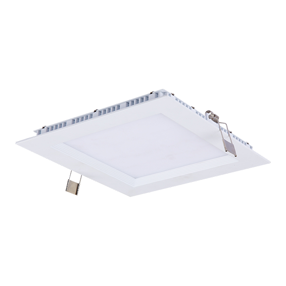 Downlight GORT 6G 18W 1300lm 4000K 120ºø225x225x25mm corte 205x205mm 25.000h cuadrado empotrable blanco