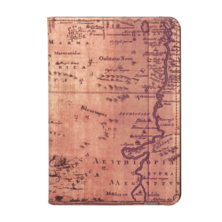 Silver HT Egypt Map Case for the new 6-inch Amazon Kindle 2019