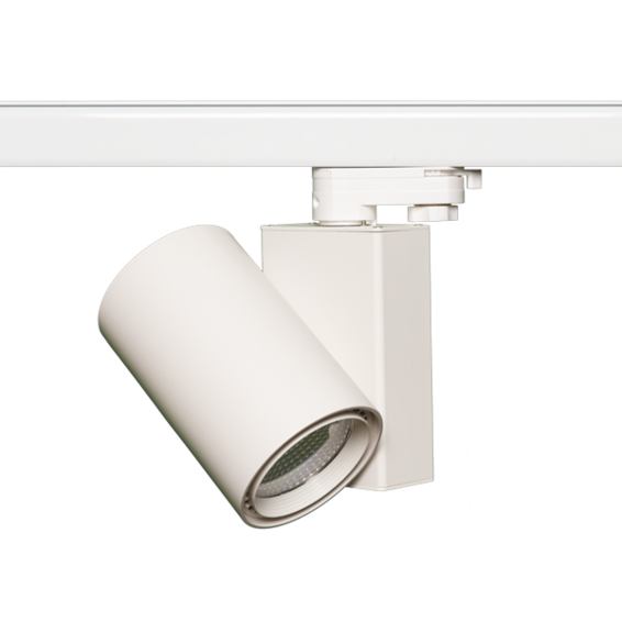 TOBOR LED Projecteur triphasé 40W 4000K 38º Blanc | Silver Sanz