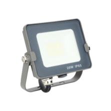 FORGE + Projector IP65 20W 3000K | Silver Sanz