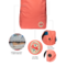 Smile - Mochila Portátil/ Tablet hasta 15.6" PENNY  Coral | Silver Sanz