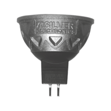 Silver Electronics Ampoule LED Dichroïque PRO + 5W GU5.3 12V 5000K Gris