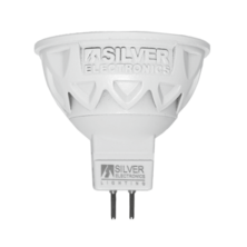 Silver Electronics Ampoule LED PRO + 5W GU5.3 12V 5000K Blanc