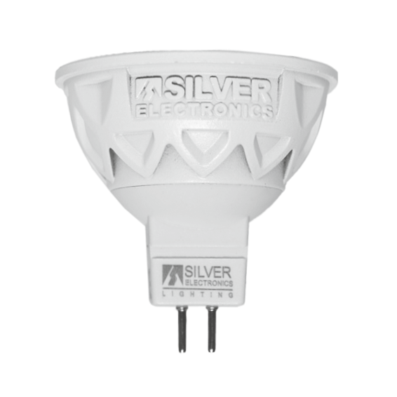 LED PRO + 5W GU5.3 12V 3000K Blanc | Silver Sanz