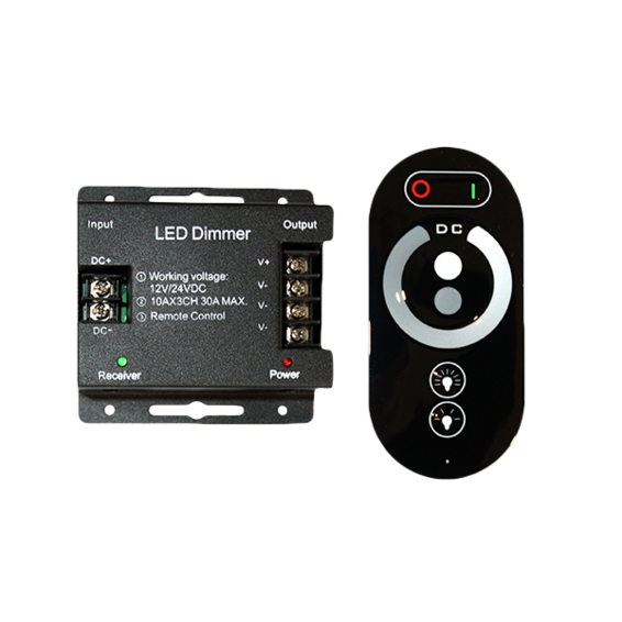 Controlador Monocolor 12-24V 432Wmax. con mando | Silver Sanz