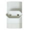 Adapt Standar 3 tomas Bipolar D4mm con proteccion infantil | Silver Sanz