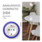 Silver Electronics Programador analógico compacto de 24 horas | Silver Sanz