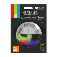 LED strip kit 3m 7.2 W / m RGB | Silver Sanz