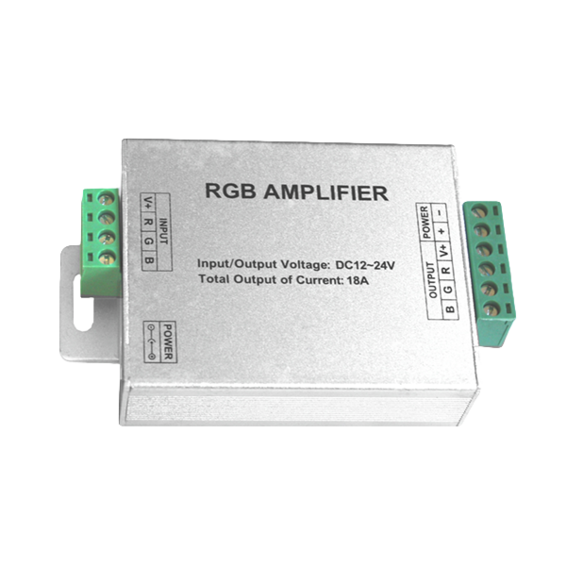 Amplificateur pour bande de LED 12-24V 216Wmax. | Silver Sanz