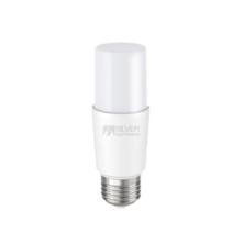 Silver Electronics Bombilla LED ECO Tubular T37 9W E27 3000K | Silver Sanz