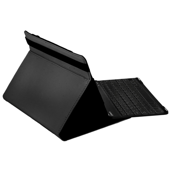 Silver HT Universal Gripcase + Keyboard for tablets from 9 to 10.4 Black (English)