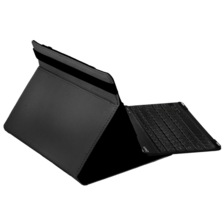 Silver HT  Funda Universal Gripcase + Teclado para tablets de 9 a 10.4 Negro  (English)