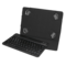Silver HT Universal Gripcase + Keyboard for tablets from 9 to 10.4 Black (English) | Silver Sanz