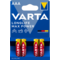Varta Blister 4 Pilas Alcalinas AAA Max Tech 4703 | Silver Sanz