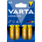 Varta Blister of 4 alkaline batteries LR6 AA Longlife | Silver Sanz