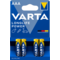 Varta Blister de 4 pilas Alcalinas LR03 AAA Longlife power | Silver Sanz