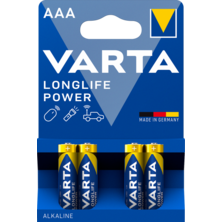 Varta Pack Blister of 4 AAA Alkaline batteries
