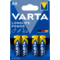 Varta Blister de 4 pilas alcalinas LR6 AA Longlife Power | Silver Sanz