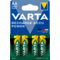 VARTA Pila recargable Accu Power AA 2600mAh Ready To Use (blíster 4 pilas) | Silver Sanz