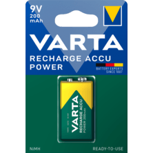 Batterie Varta 9V 200mAh prête à l'emploi