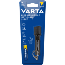 Flashlight VARTA Professional Line INDESTR. LED Key Chain 1AAA Incl. | Silver Sanz
