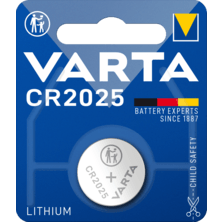Varta Pila Botón CR-2025 Litio 3V 170mAh