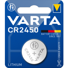 Varta Battery Button CR-2450 Lithium 3V 560mAh