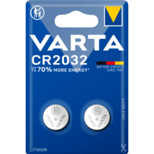 Varta Blister of 2 batteries CR-2032 Lithium 3V