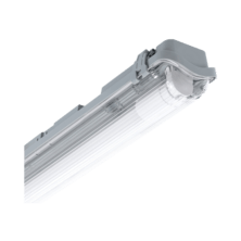 VISE IP65 screen for 1x600mm LED tube without reac. | Silver Sanz