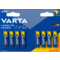 VARTA-Pila alcalina LongLife Power LR03 AAA (Blíster 6 pilas + 2) | Silver Sanz