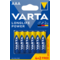 Pile alcaline VARTA-LongLife Power LR03 AAA (4 piles + 2 blister) | Silver Sanz