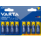 VARTA-LongLife Power LR06 AA alkaline battery (6 batteries + 2 blister) | Silver Sanz