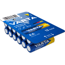 Varta Blister of 12 AA batteries Longlife PowerBig Box 4906