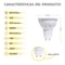 Silver Electronics Ampoule LED Pro + 5W GU10 230V 5000K Blanc | Silver Sanz
