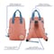 Smile - Mochila Portátil/ Tablet hasta 15.6" PENNY  Coral | Silver Sanz