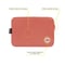 Smile - Housse en Néoprène pour Ordinateur Portable / Tablette 13" Living Coral | Silver Sanz