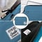 Smile - Sleeve Case Laptop / Tablet Tarpaulin 13" and 14" AKIRA Turquoise | Silver Sanz