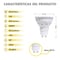 Silver Electronics Ampoule LED PRO + 5W GU10 230V 3000K Blanc | Silver Sanz