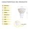 Silver Electronics Multi-LED Bulb 4W GU10 230V 5000K | Silver Sanz