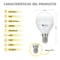 Ampoule LED sphérique Silver Electronics 6W E14 3000K | Silver Sanz